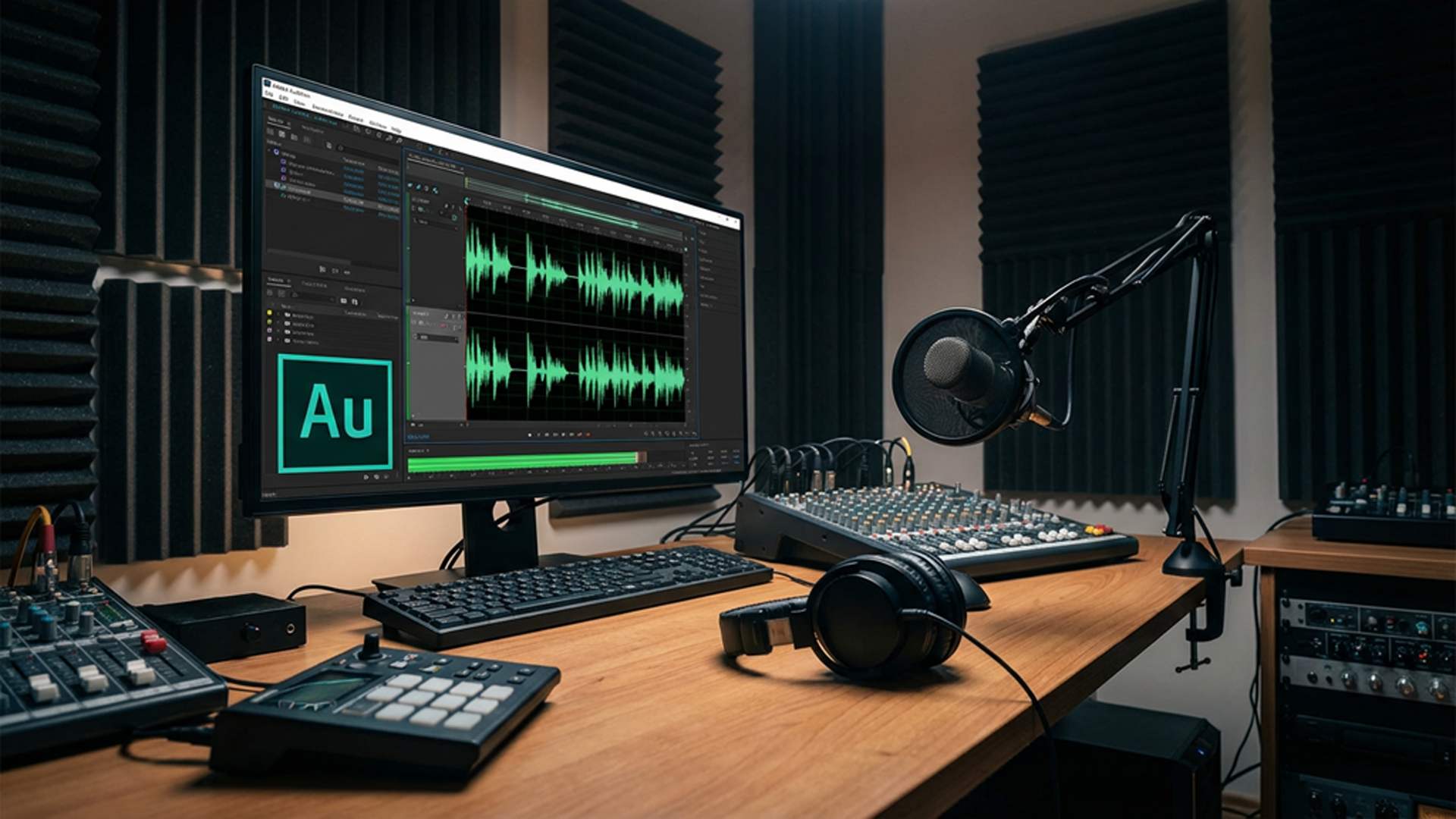 تحرير الصوت الاحترافي عبر Adobe Audition